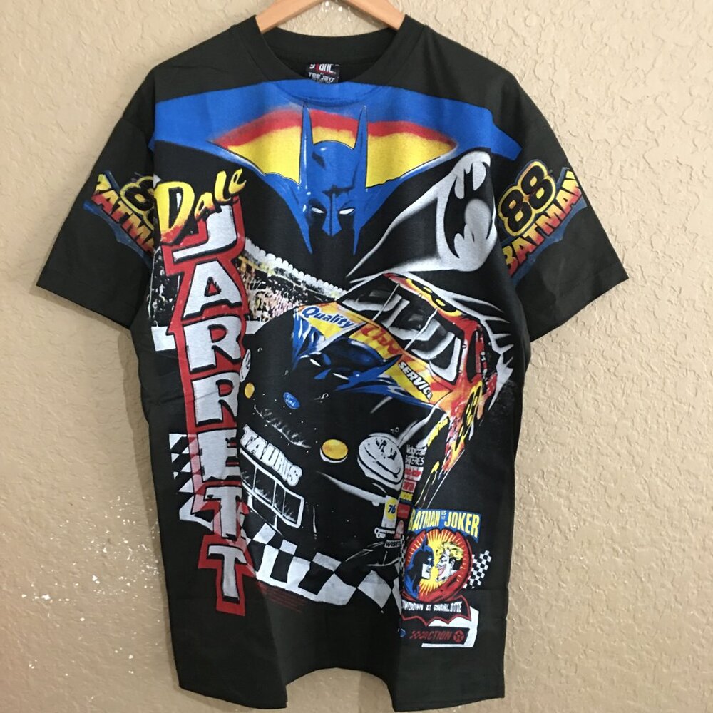 Batman x Dale Jarrett Black Graphic Racing Tee
